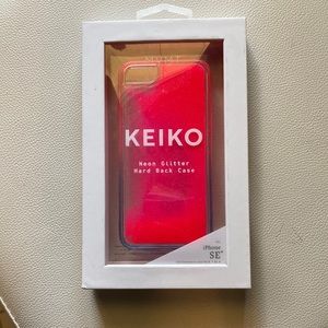 Glitter iPhone hardback case